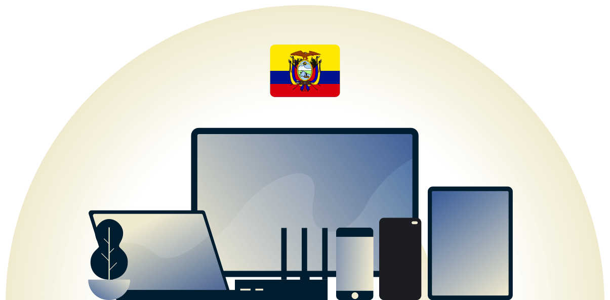 VPN pour l'&Eacute;quateur prot&eacute;geant une vari&eacute;t&eacute; d'appareils.